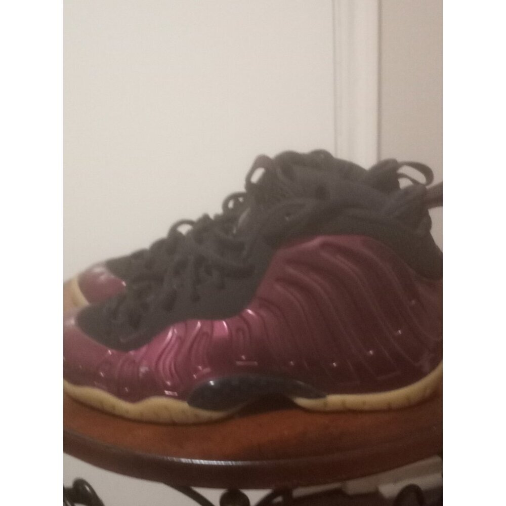 NIKE Little Posite One GS 'Night Maroon' 644791-600 Women's Size 5 Youth Sz 3.5Y - Picture 10 of 14
